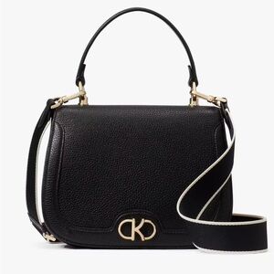 kate spade NWT $429 MSRP Kyla Top Handle Saddle Bag - Unique Logo